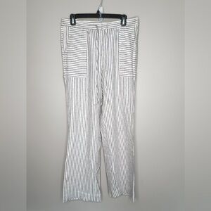 Laundry by Shelli Segal Striped Wide Leg Pants Size 8